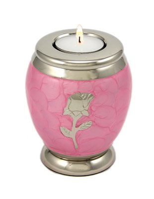 Candle Keepsake Urn: Pink